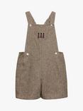 Trotters Baby Alfie Guardsman Bib Shorts, Brown