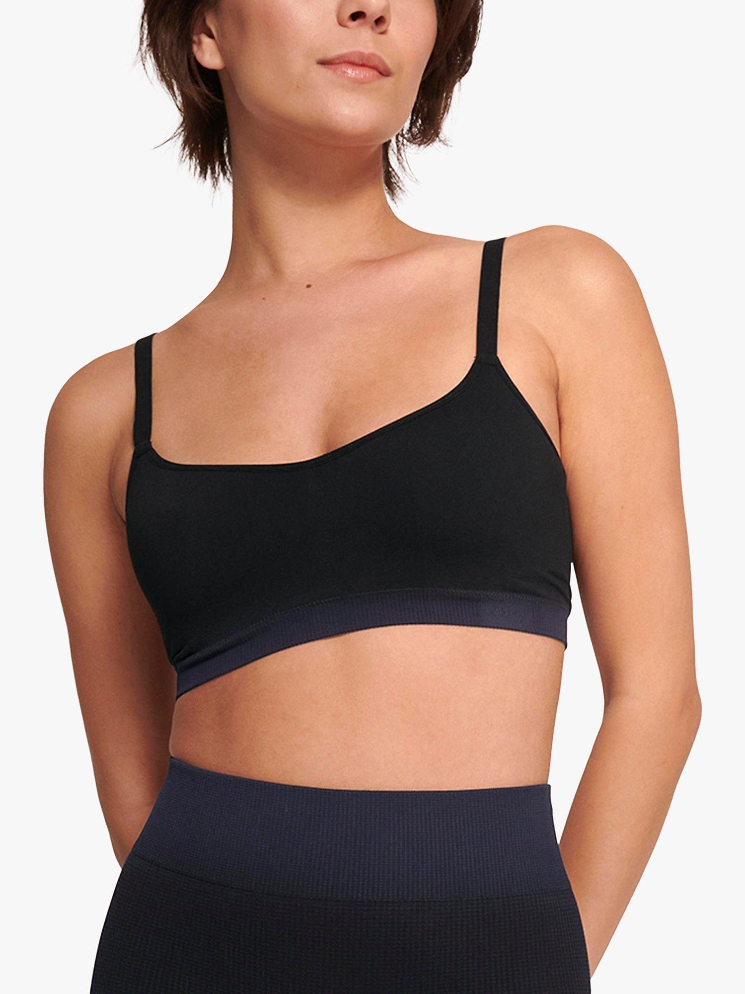 Product image 1 of 5, which shows sloggi EVER Infused Aloe Vera Padded Bra, Black, L