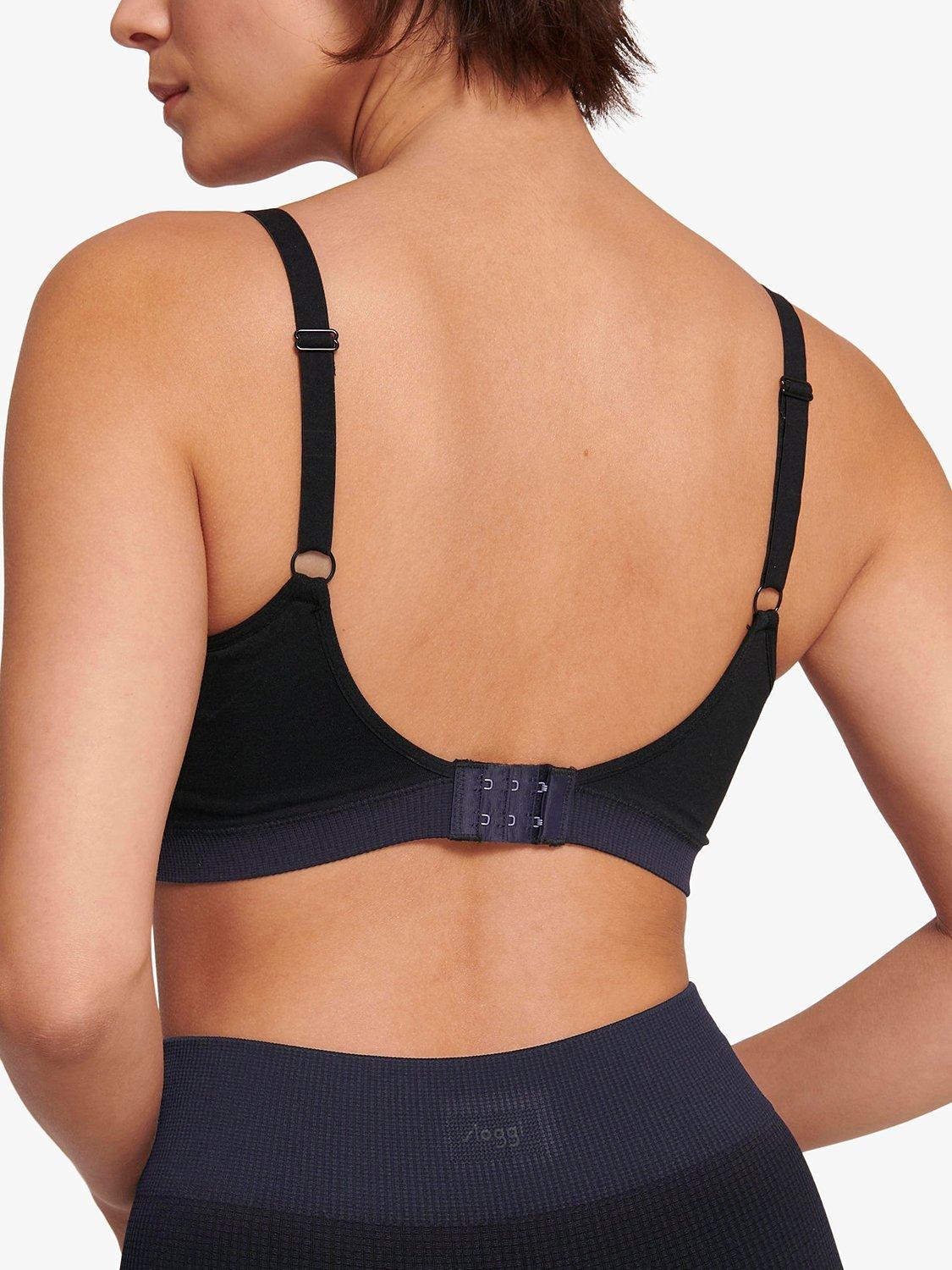 Product image 2 of 5, which shows sloggi EVER Infused Aloe Vera Padded Bra, Black, L