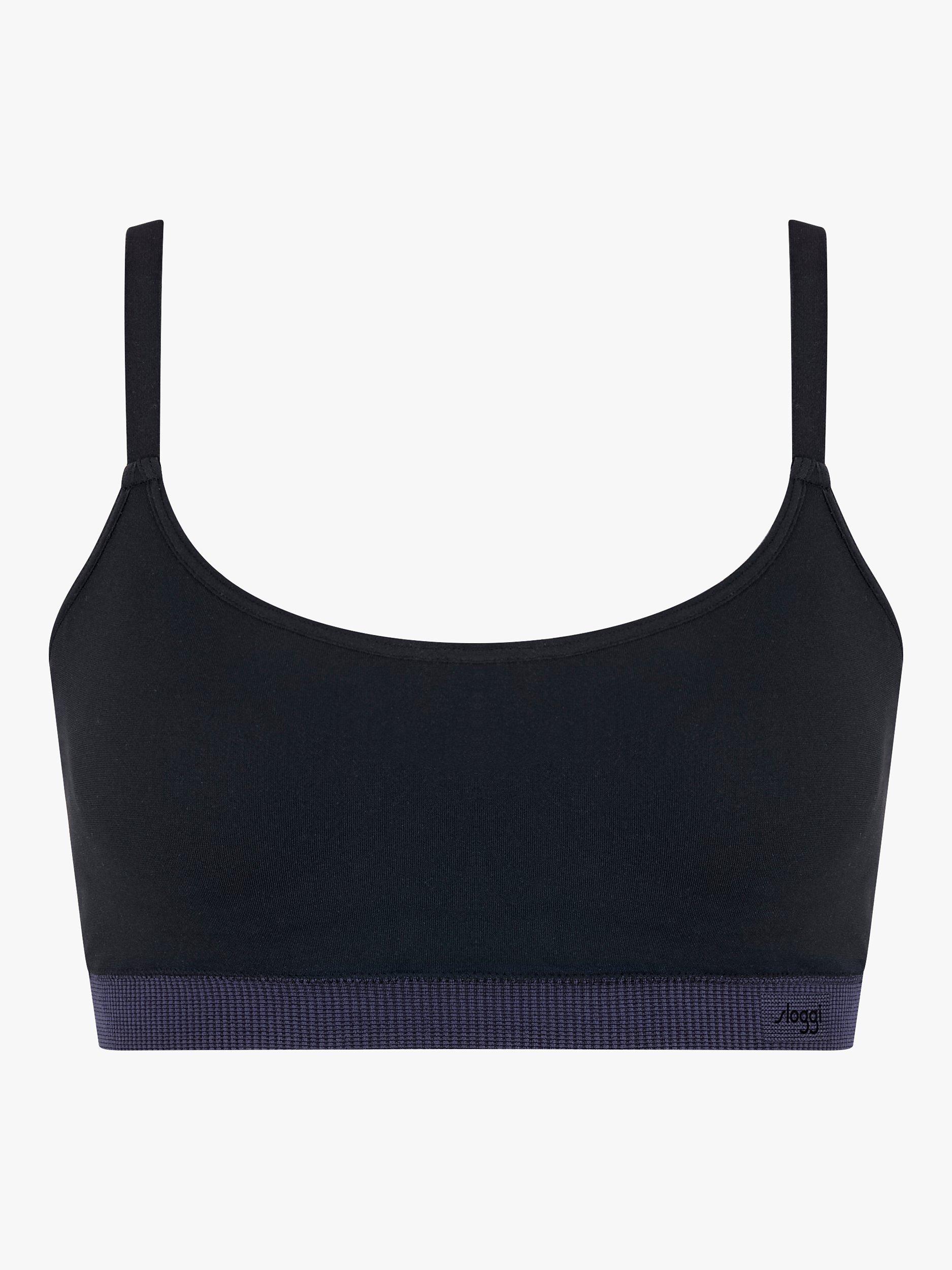 Product image 5 of 5, which shows sloggi EVER Infused Aloe Vera Padded Bra, Black, L