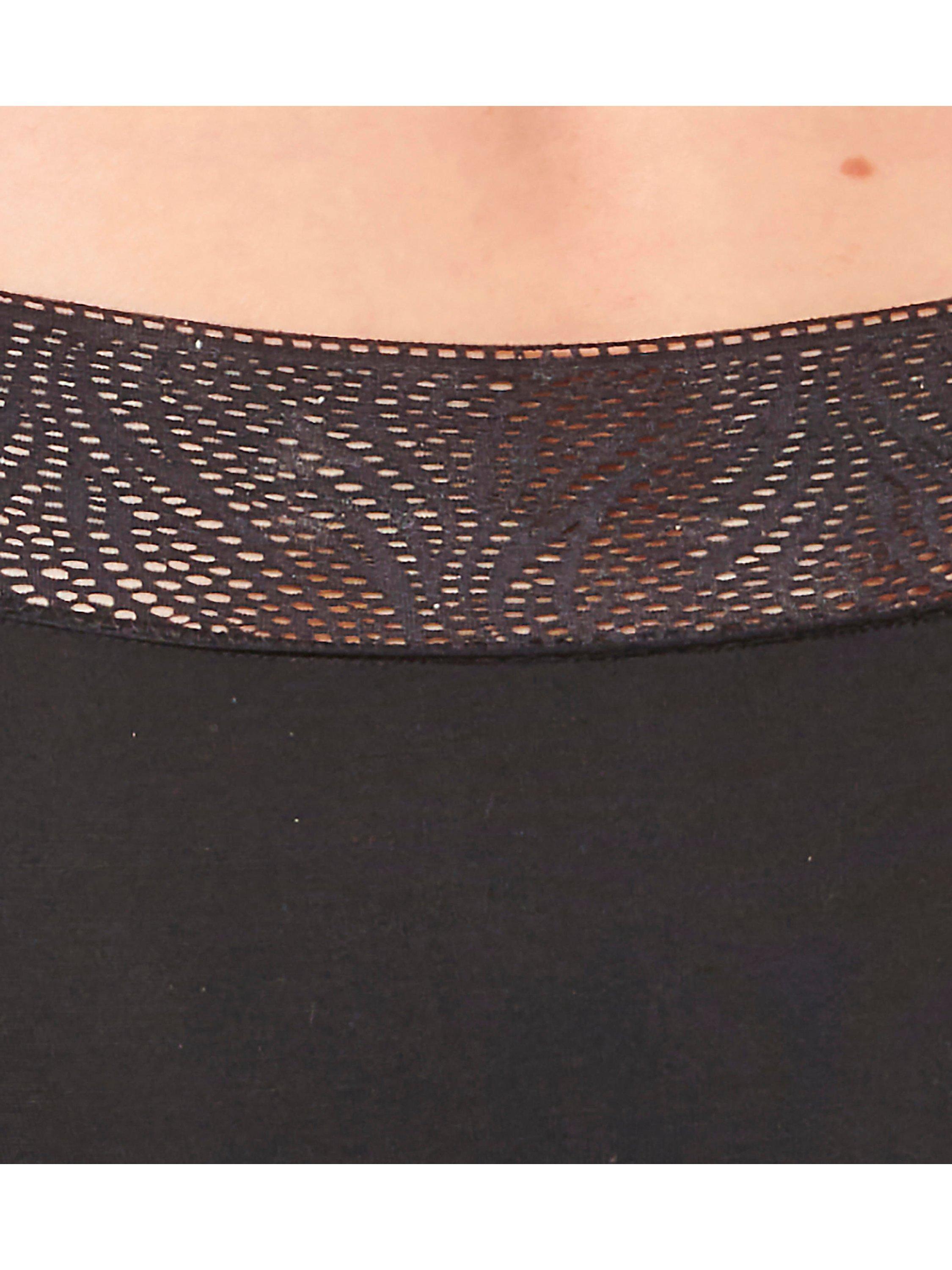 Product image 3 of 6, which shows sloggi High Absorbency Hipster Period Knickers, Pack of 2, Black, L