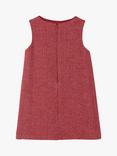 Trotters Kids' Georgina Herringbone Pinafore Bow Dress