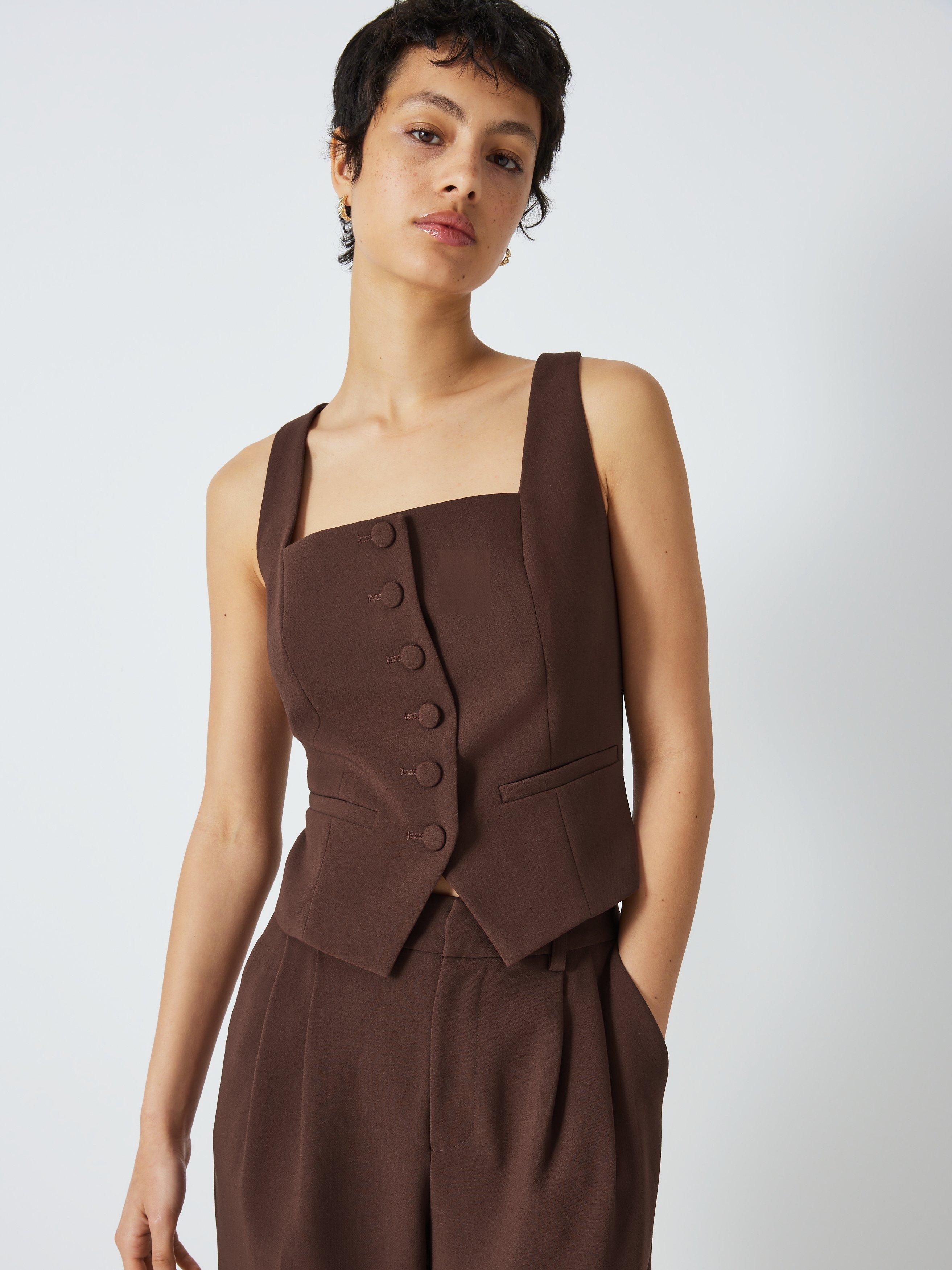 PAIGE Irene Top, Mahogany
