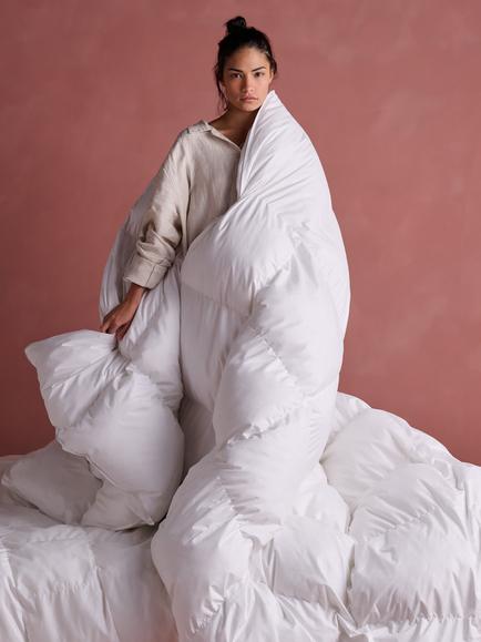 Bedfolk Down Alternative Duvet, 13.5 Tog - view 2, White