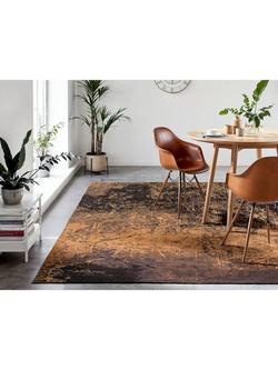 Louis De Poortere Cracks Deep Mine Rug - view 2, Mid Orange