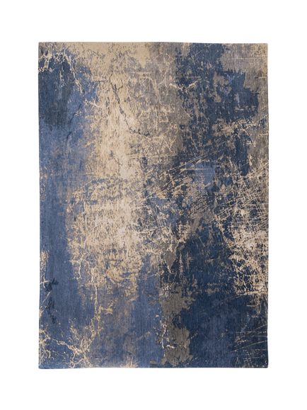 Louis De Poortere Cracks Deep Mine Rug, Blue