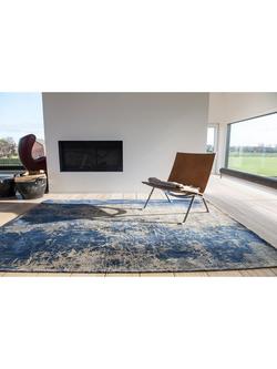 Louis De Poortere Cracks Deep Mine Rug - view 2, Blue