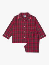 Trotters Original Pyjama Company Kids Sebastian Organic Cotton Pyjamas Blue