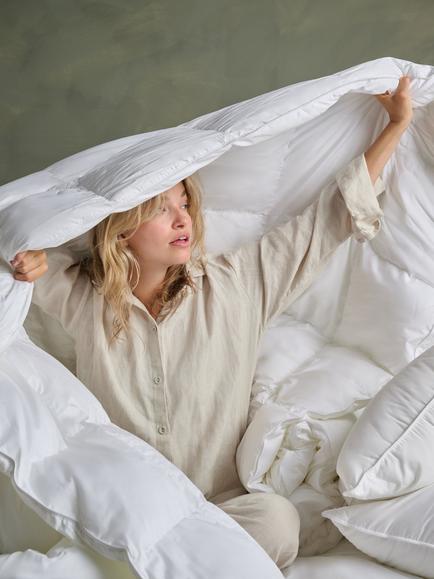 Bedfolk Down Alternative Duvet, 4.5 Tog, White