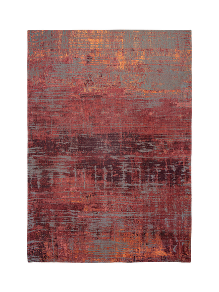 Louis De Poortere Streaks Rug, Mid Red
