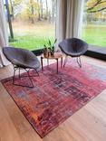 Louis De Poortere Streaks Rug, Mid Red