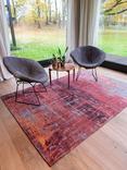 Louis De Poortere Streaks Rug, Mid Red