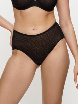 Triumph Signature Sheer Maxi Briefs, Black