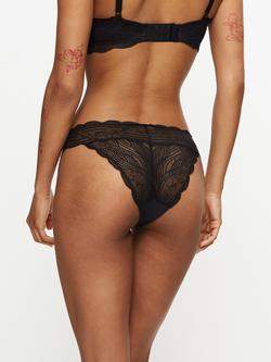 Triumph Lift Smart High Leg Brazilian Knickers - view 2, Black