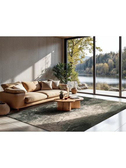Louis De Poortere Cracks Deep Mine Rug - view 2, Pine