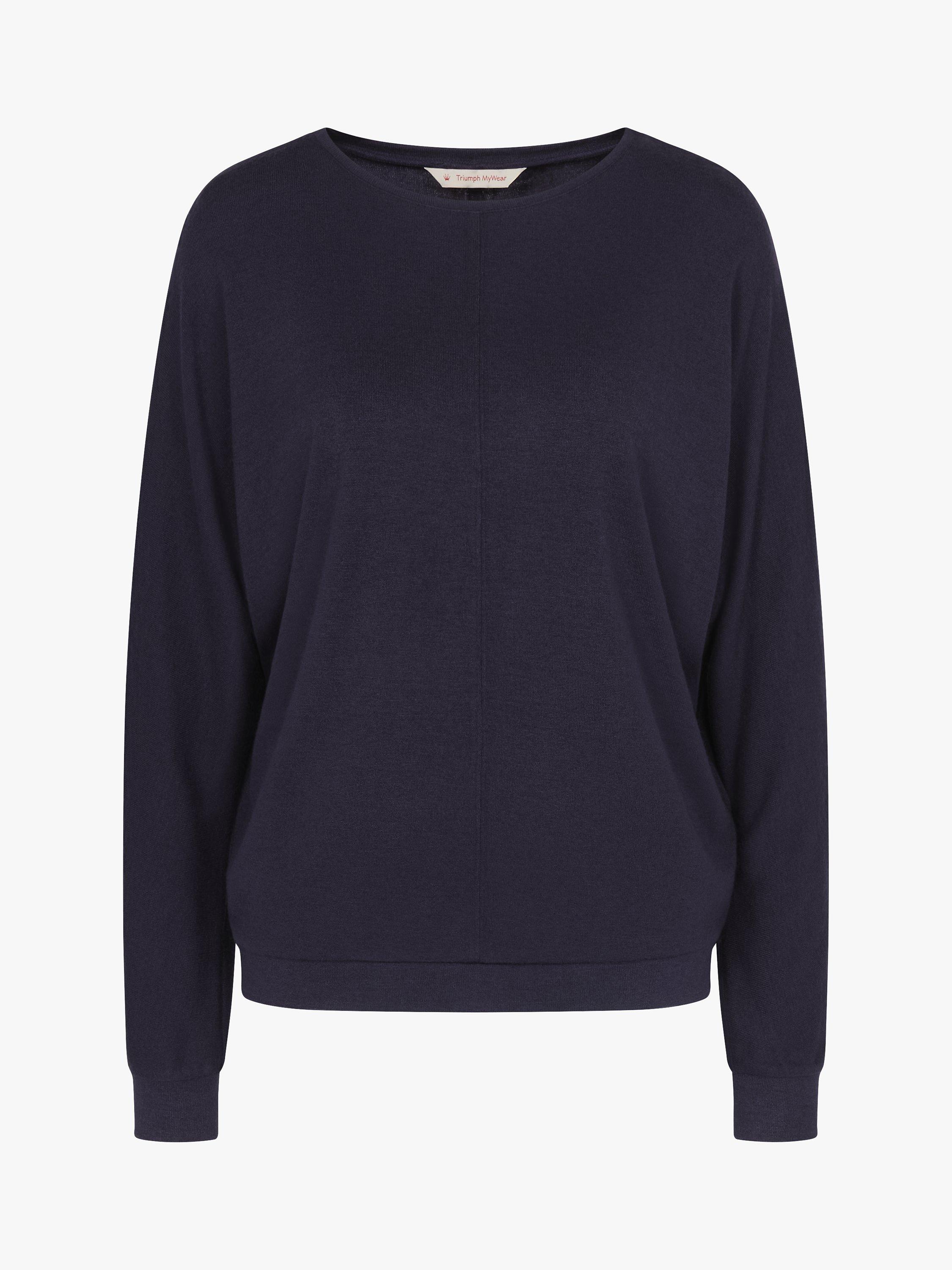 Product image 4 of 4, which shows Triumph Cozy Comfort Top, Midnight Purple, 8