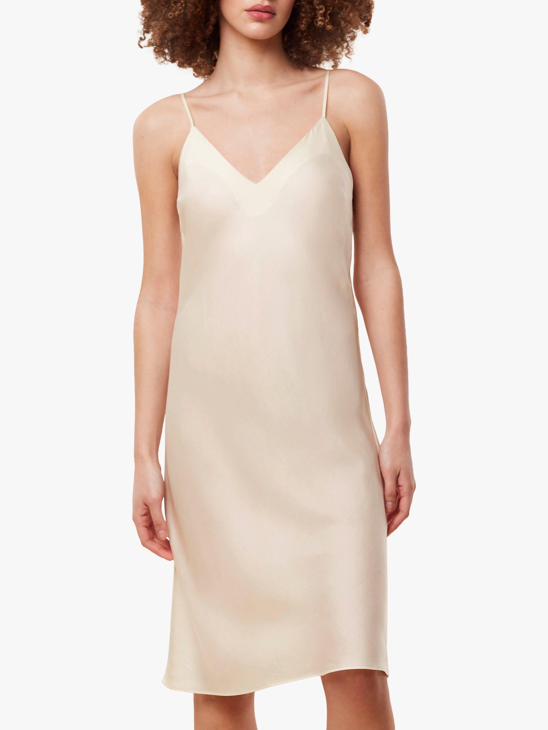 Product image 1 of 4, which shows Triumph  Silky Sensuality Nightdress, Ecru/White, 8