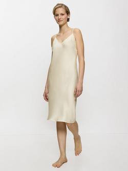 Triumph  Silky Sensuality Nightdress, Ecru/White, Ecru White