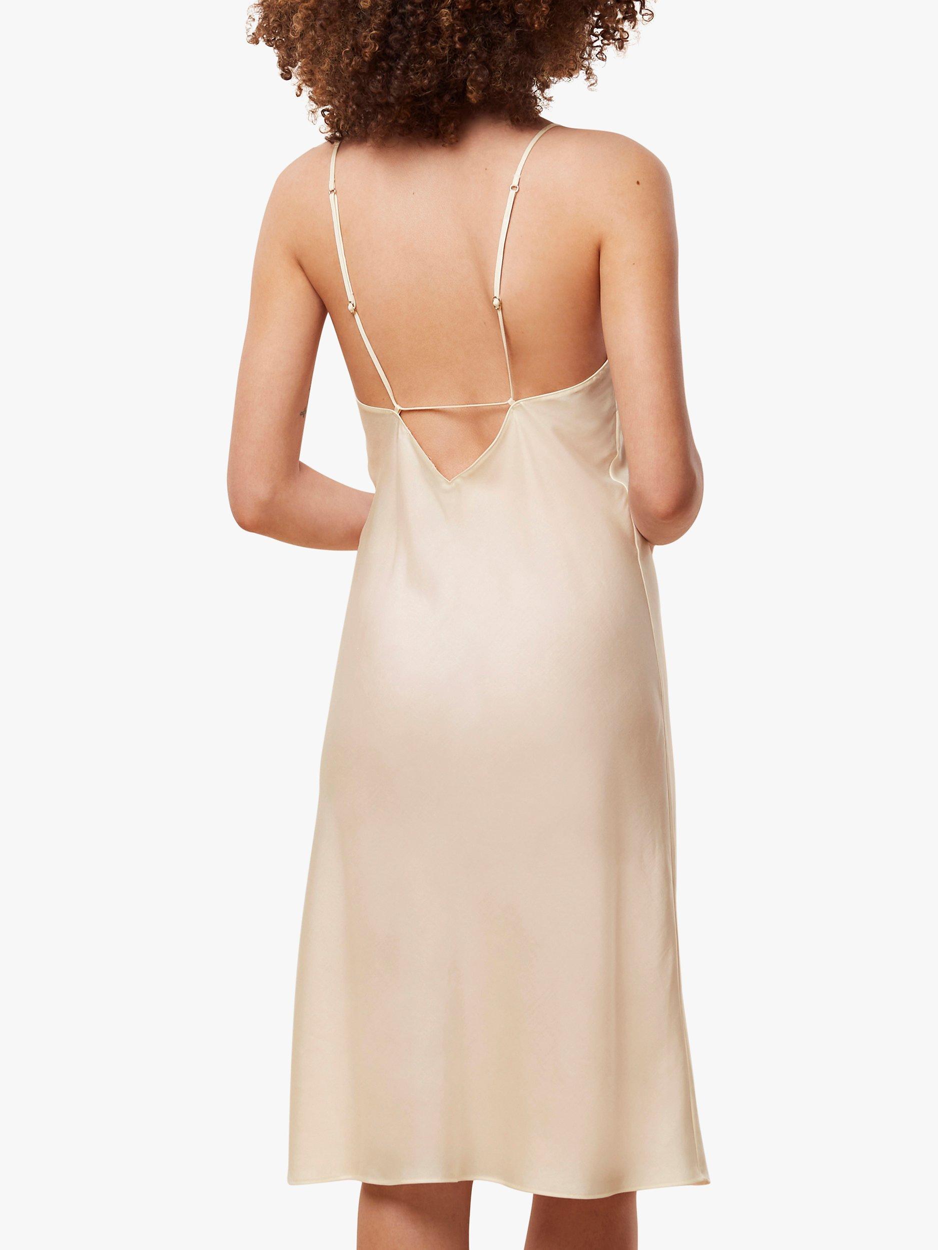 Product image 2 of 4, which shows Triumph  Silky Sensuality Nightdress, Ecru/White, 8
