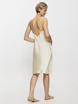 Triumph  Silky Sensuality Nightdress, Ecru/White - view 2, Ecru White