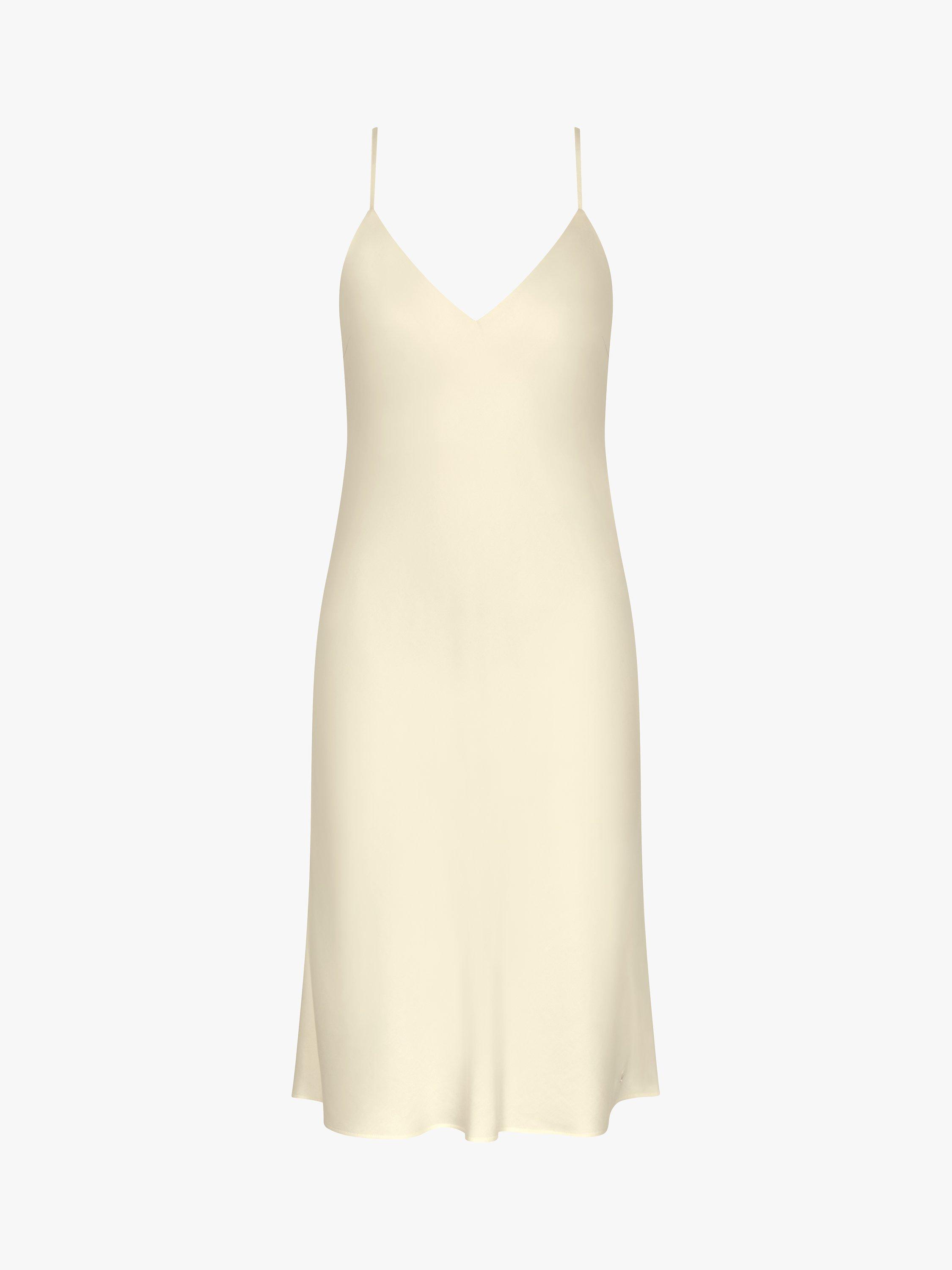 Product image 4 of 4, which shows Triumph  Silky Sensuality Nightdress, Ecru/White, 8