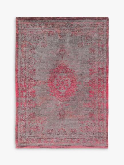 Louis De Poortere Medallion Rug, Pink/Multi
