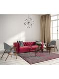 Louis De Poortere Medallion Rug, Pink/Multi