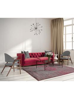 Louis De Poortere Medallion Rug - view 2, Pink/Multi