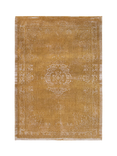 Louis De Poortere Medallion Rug, Mustard