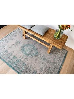 Louis De Poortere Medallion Rug - view 2, Jade Oy