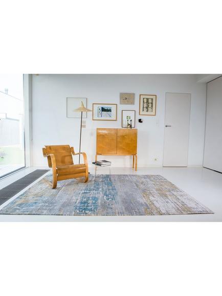 Louis De Poortere Streaks Rug - view 2, Blue