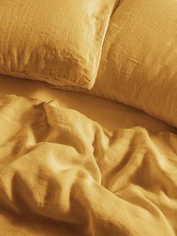 Bedfolk 100% Linen Bedding - view 2, Ochre