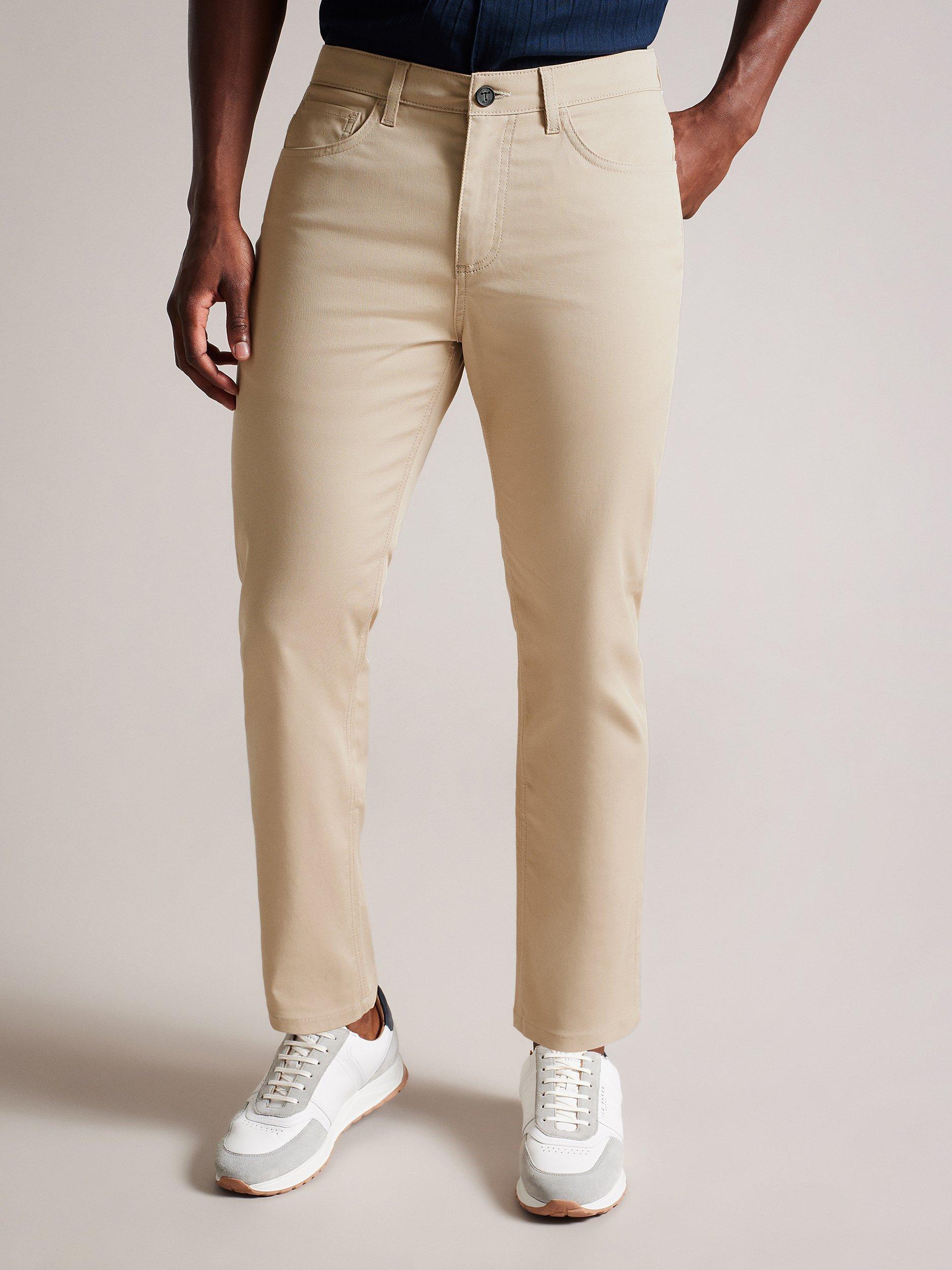 Ted Baker Mansurt Twill Trousers, Sand