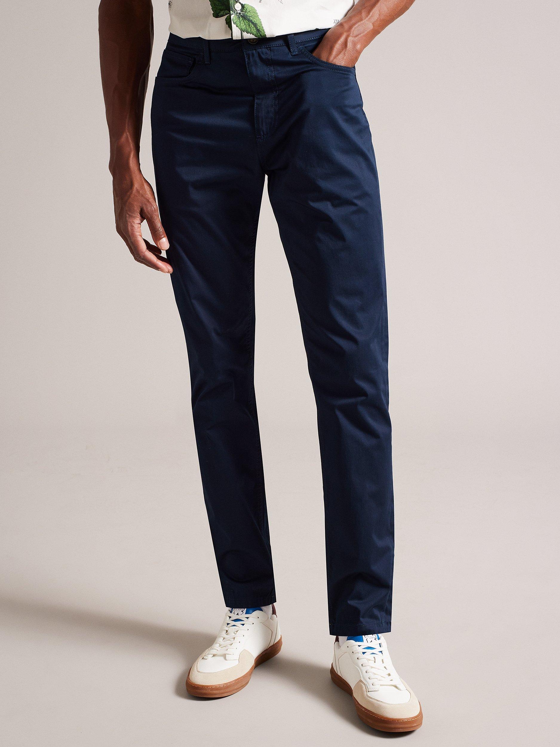 Ted Baker Daniels Irvine Slim Fit Chino Trousers, Navy