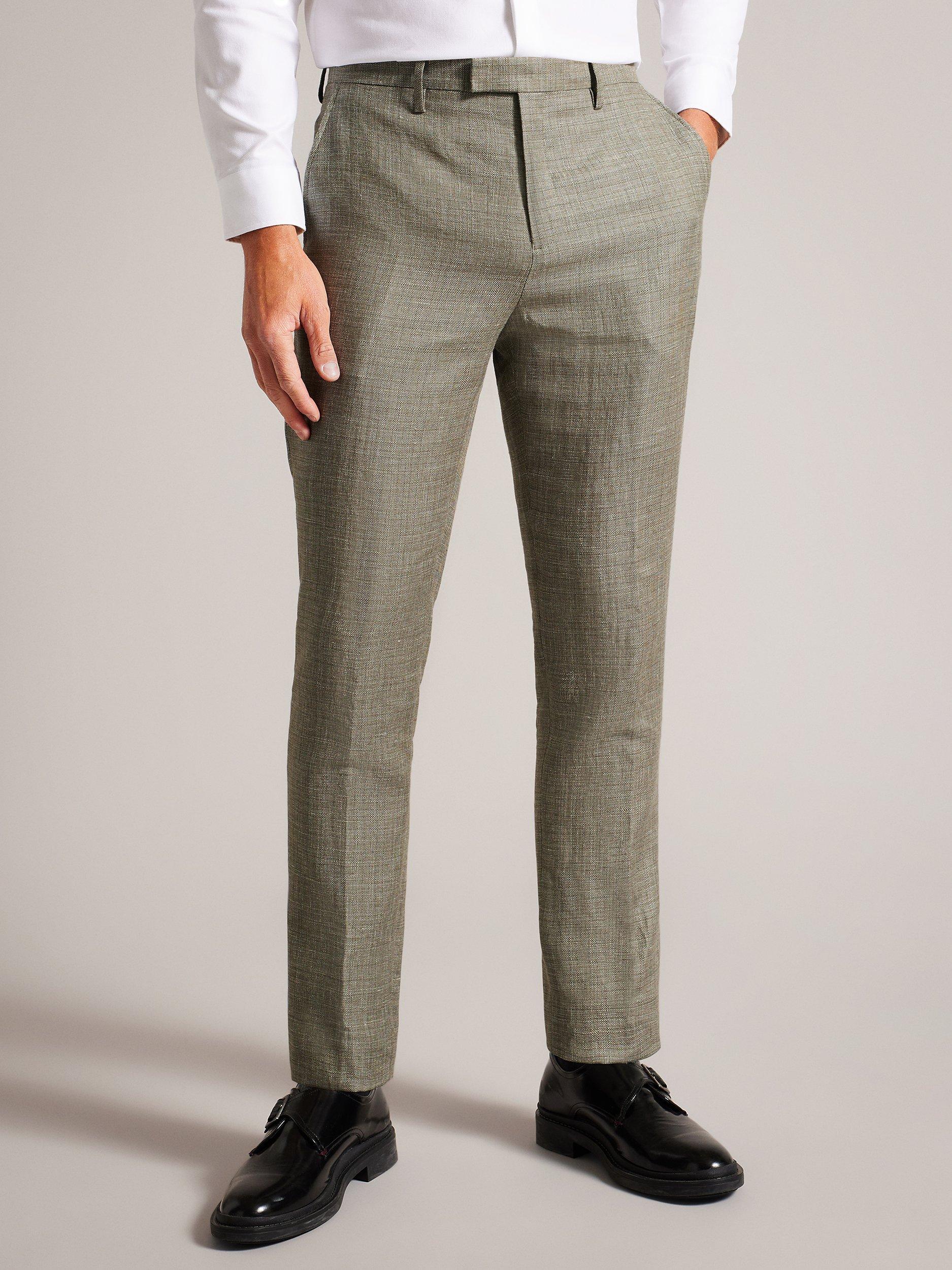 Ted Baker Taylort Slim Linen Wool Trousers