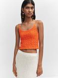 Mango Jackson Textured Camisole Top