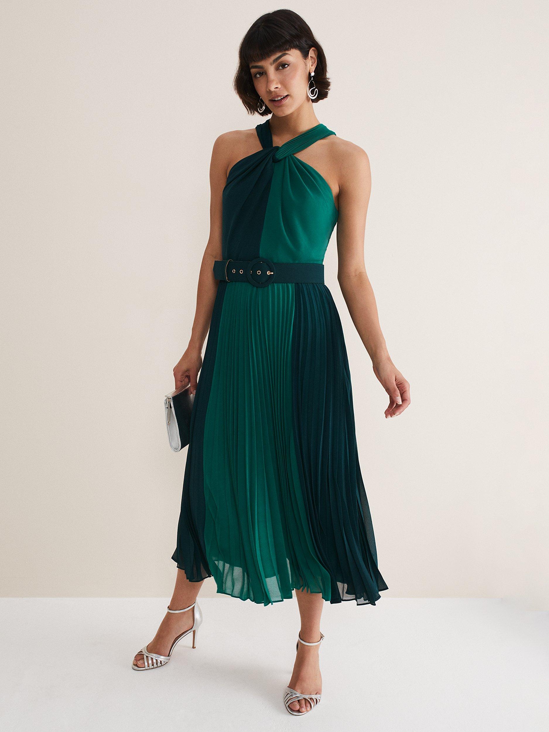 John lewis pleated dress best sale