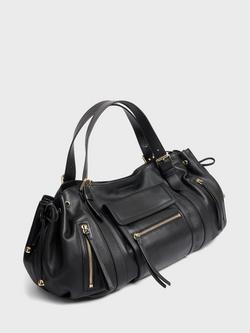 Gerard Darel St Germain Leather Shoulder Bag - view 2, Black