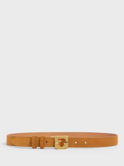 Gerard Darel Lauren Leather Belt, Brown/Multi