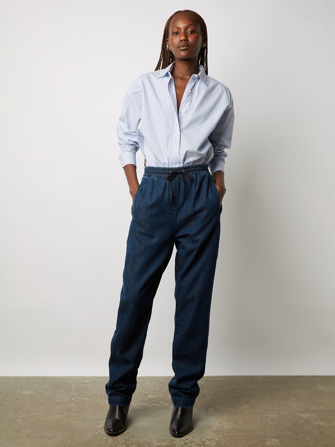 Gerard Darel Emeline Denim Trousers, Blue