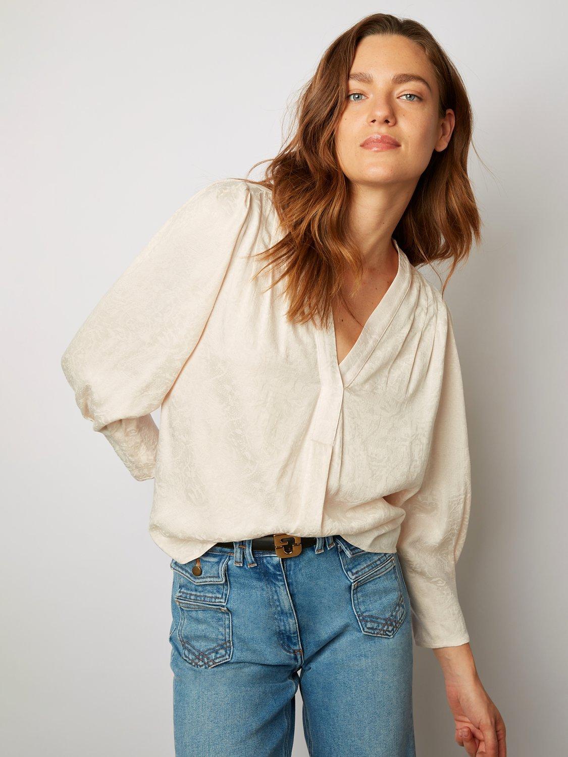 Gerard Darel Christelle Blouse, Ecru