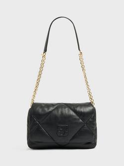 Gerard Darel Le Fanny Leather Shoulder Bag, Black