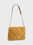 Gerard Darel Le Fanny Quilted Suede Crossbody Bag