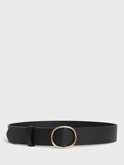 Gerard Darel Paloma Leather Jeans Belt, Black, Black