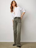 Gerard Darel Anna Bootcut Jeans, Charcoal