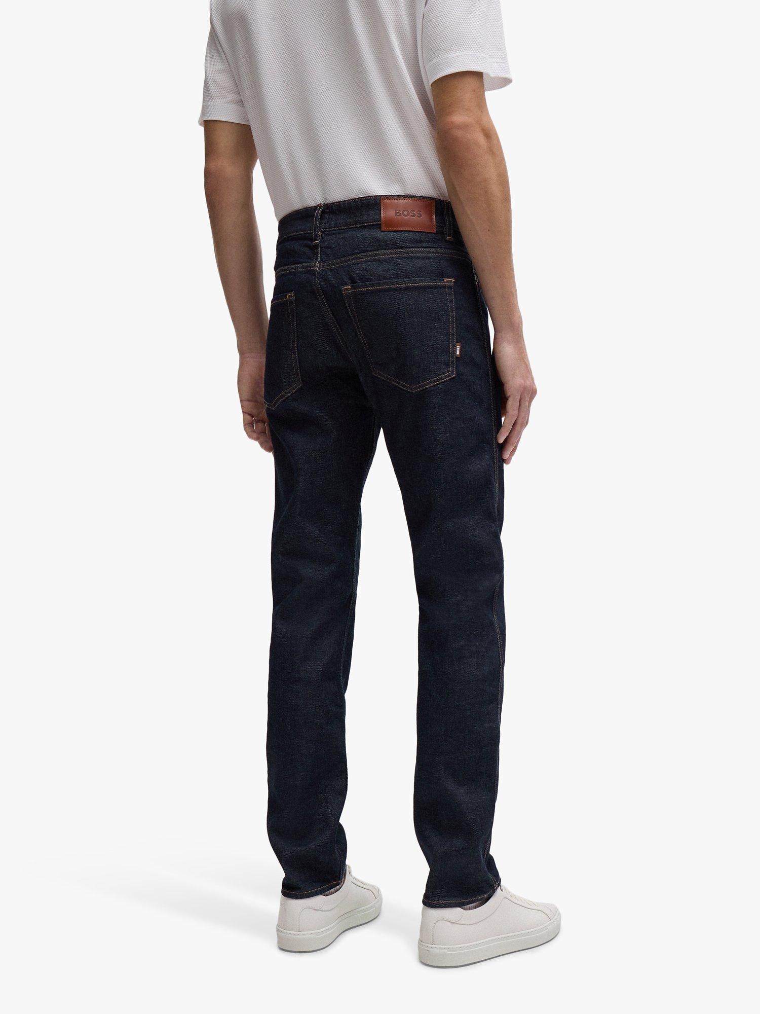 BOSS Delaware3 Slim Fit Jeans, Navy, 30R