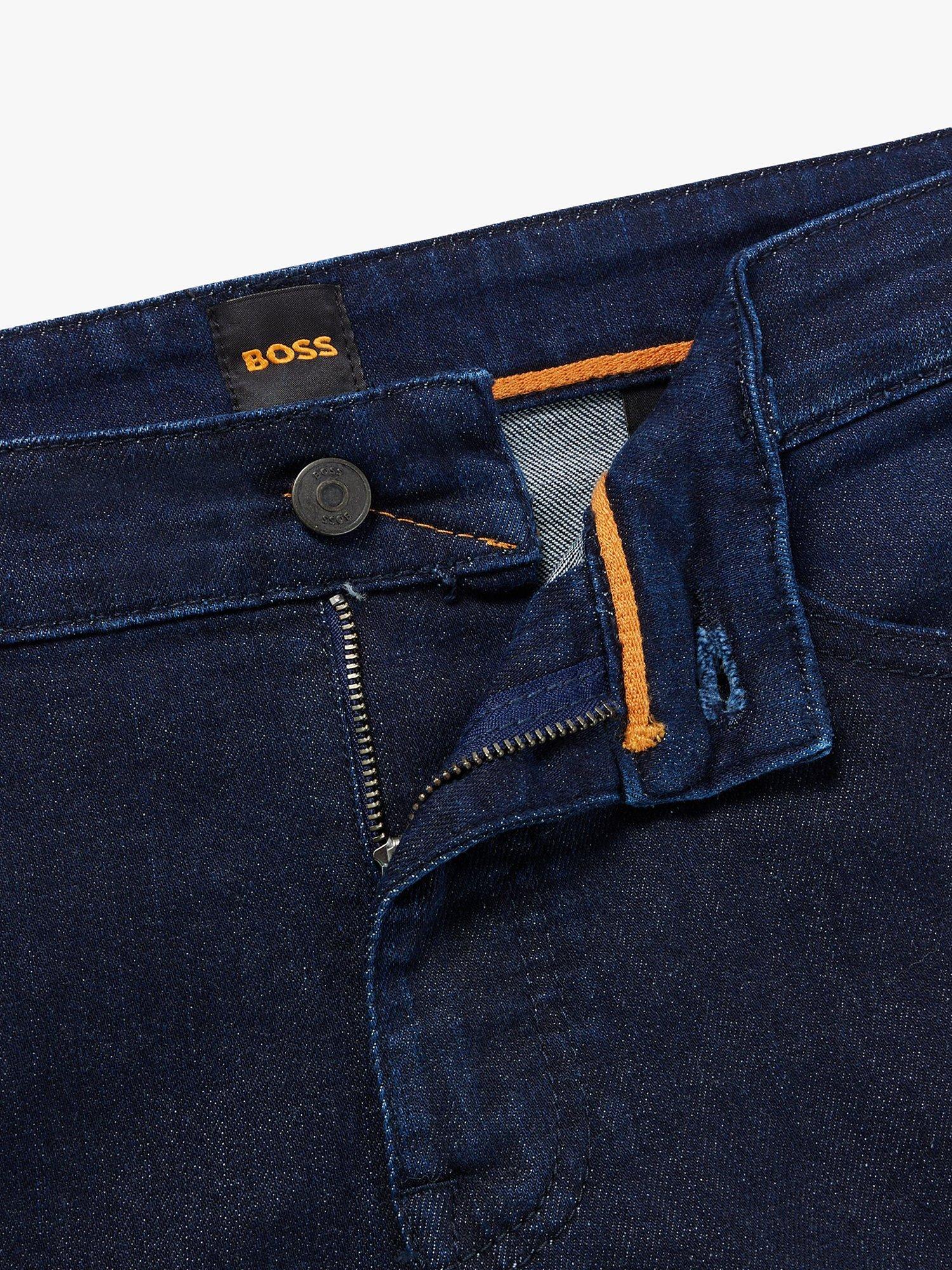 Boss Delaware Slim Fit Jeans, Navy, 33XL