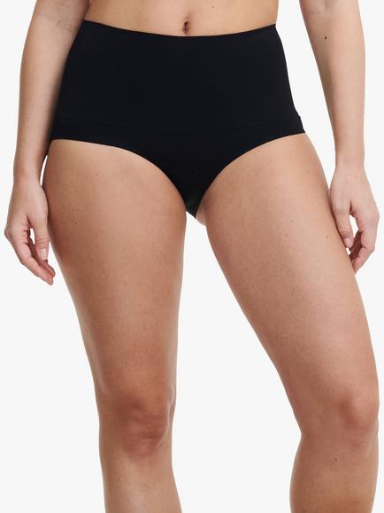 Chantelle Smooth Comfort Light Shaping High Waisted Briefs, Black