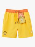 Roarsome Kids' Cub The Lion Swim Shorts, Mid Yellow