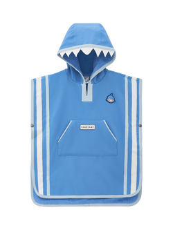 Roarsome Kids' Reef Poncho, Blue Mid, Blue Mid